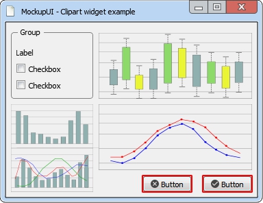MockupUI - Clipart widget example